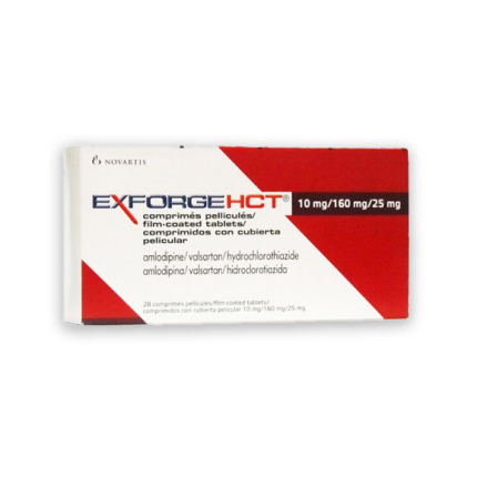 EXFORGE HCT Amlodipine Besilate / Valsartan / Hydrochlorothiazide 10mg ...